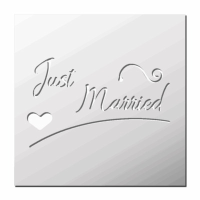 Pochoir Just Married