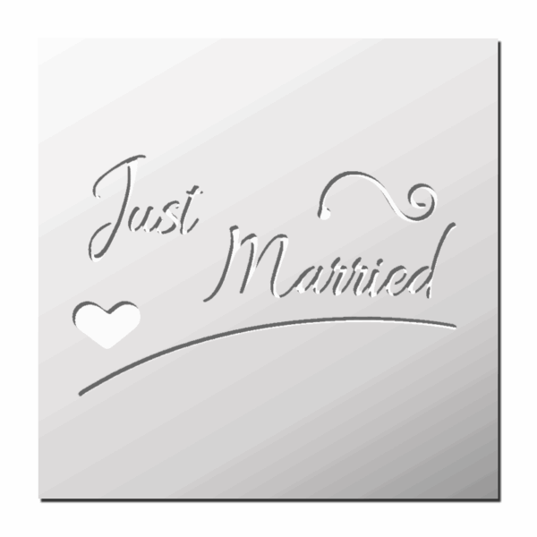 Pochoir Just Married