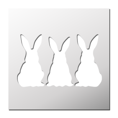 Pochoir Lapins