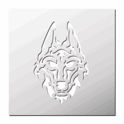 Pochoir Loup
