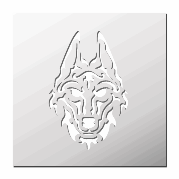 Pochoir Loup