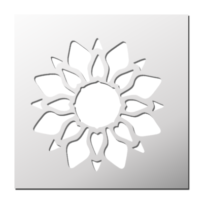 Pochoir Mandala Fleur