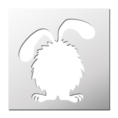 Pochoir Lapin Monstre