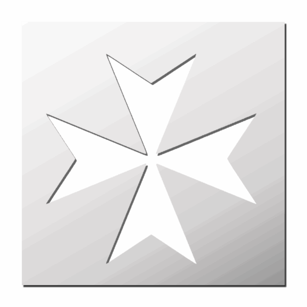 Pochoir Croix Templier