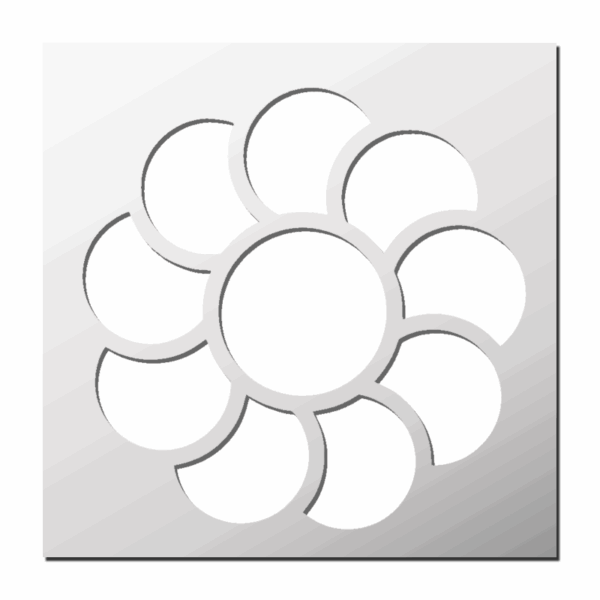 Pochoir Fleur
