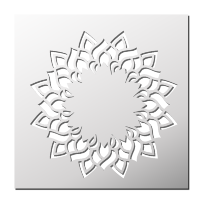 Pochoir Mandala