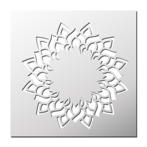Pochoir Mandala