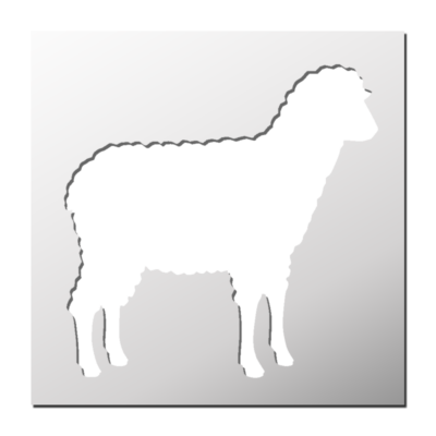 Pochoir Mouton