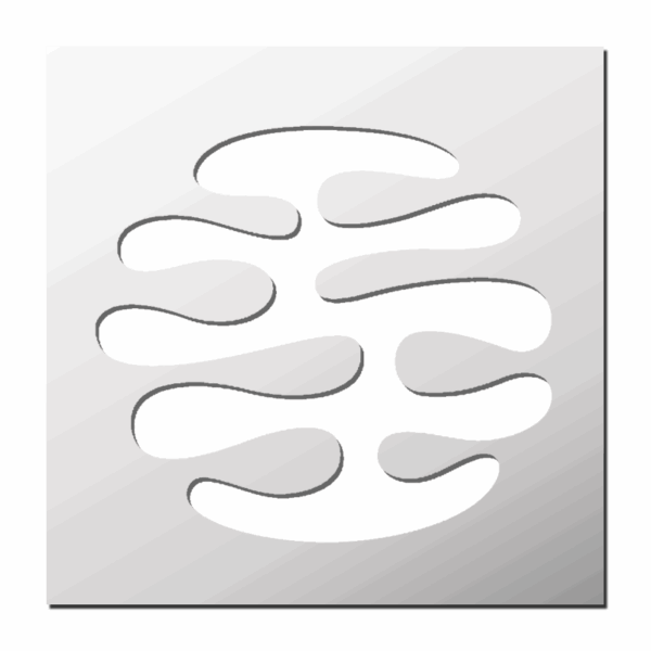Pochoir Ornement Abstrait