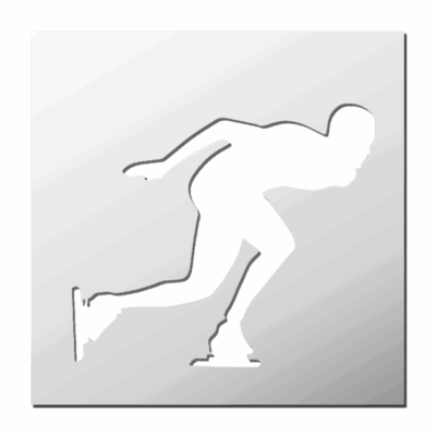 Pochoir Patinage
