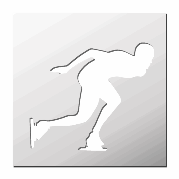 Pochoir Patinage