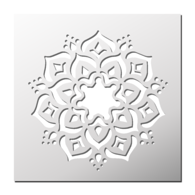 Pochoir Mandala
