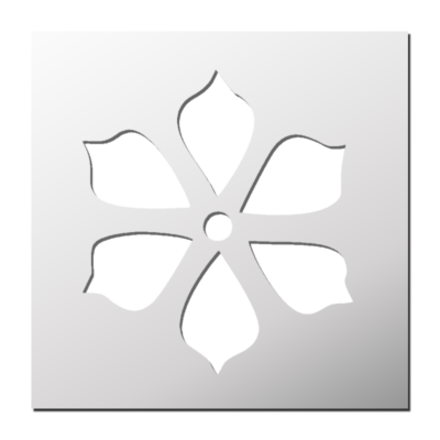Pochoir Fleur