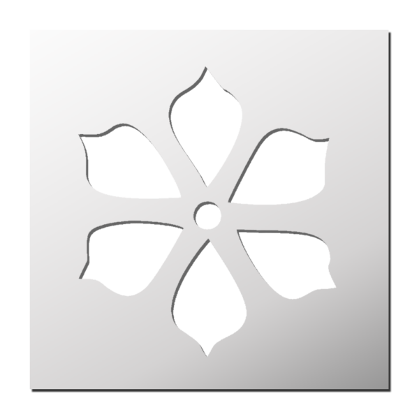 Pochoir Fleur