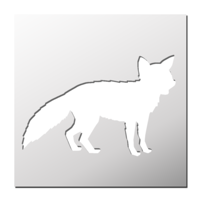 Pochoir Renard