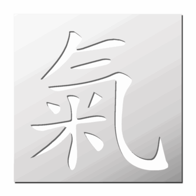 Pochoir Signe Chinois Energie