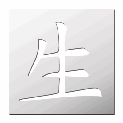 Pochoir Signe Chinois Vie