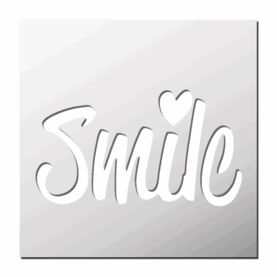 Pochoir Smile