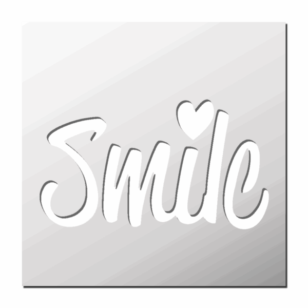 Pochoir Smile