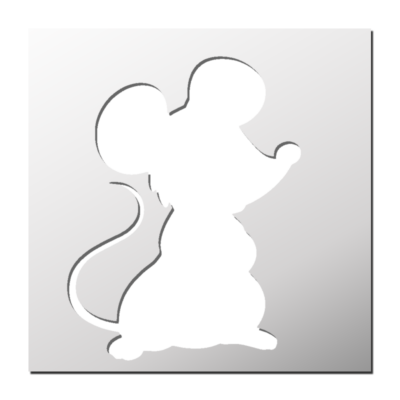 Pochoir Souris