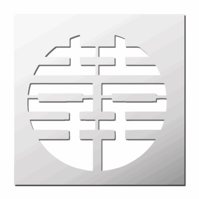Pochoir Symbole Chinois Double Bonheur