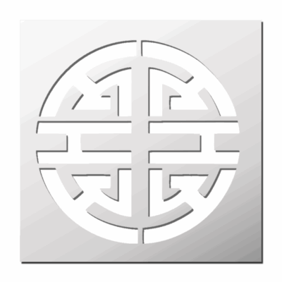 Pochoir Symbole Chinois Prospérité