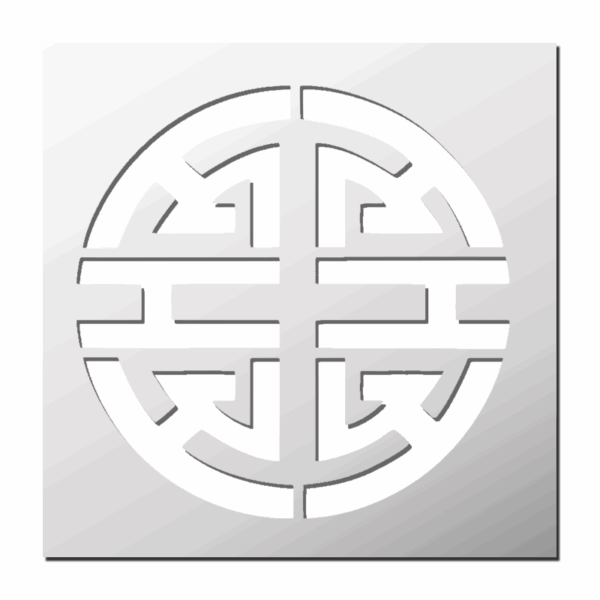 Pochoir Symbole Chinois Prospérité