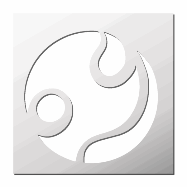 Pochoir Symbole Taoïste