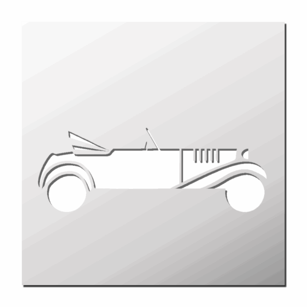 Pochoir Voiture Ancienne