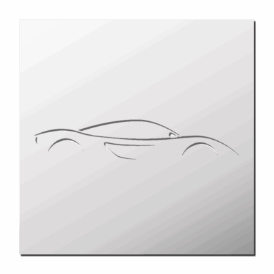 Pochoir Voiture de sport