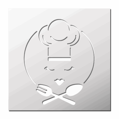 Pochoir Cheffe Cuisine