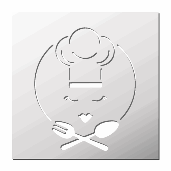 Pochoir Cheffe Cuisine