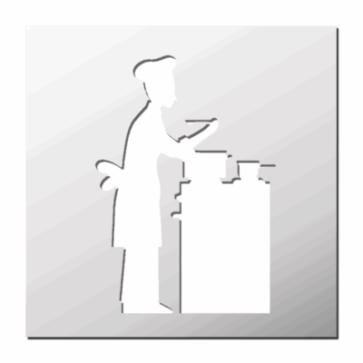 Pochoir Cuisinier