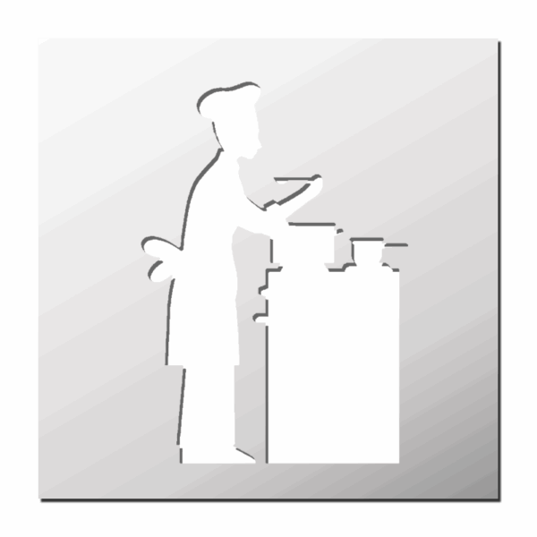 Pochoir Cuisinier