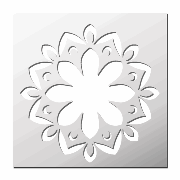 Pochoir Fleur