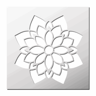 Pochoir Fleur