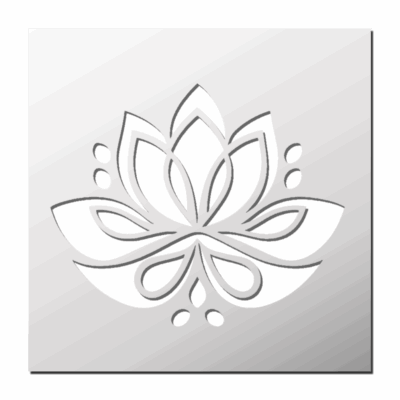 Pochoir Fleur de Lotus
