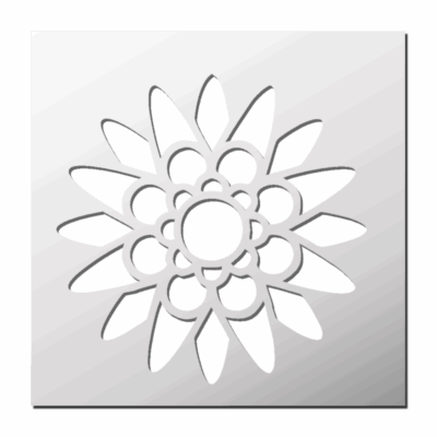 Pochoir Fleur