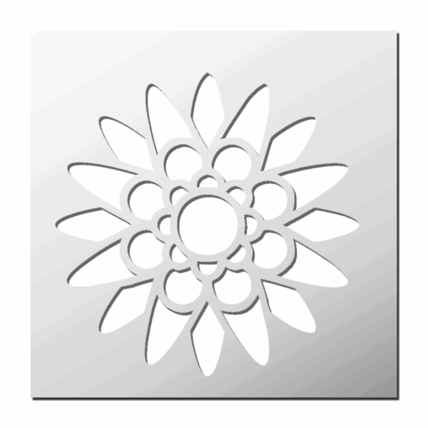 Pochoir Fleur