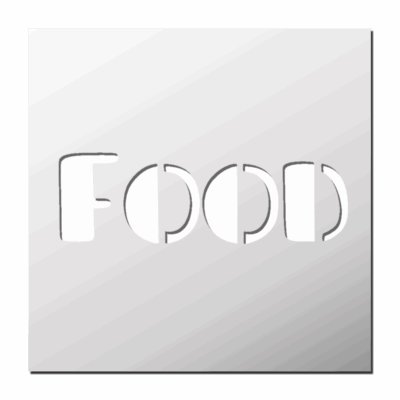 Pochoir FOOD