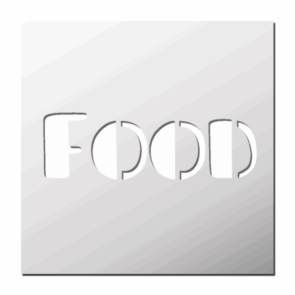 Pochoir FOOD