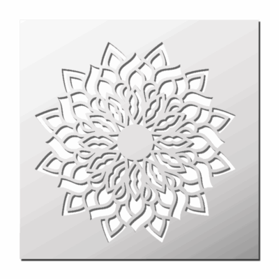 Pochoir Mandala