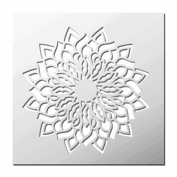 Pochoir Mandala
