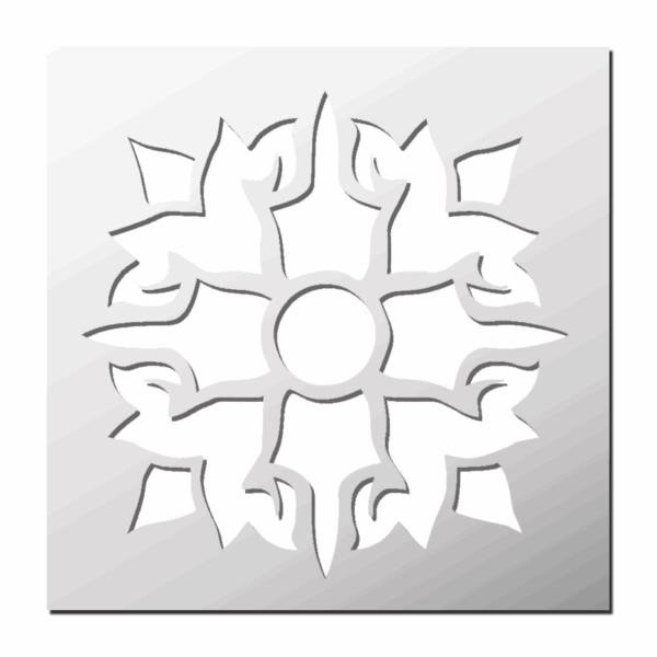 Pochoir Fleur