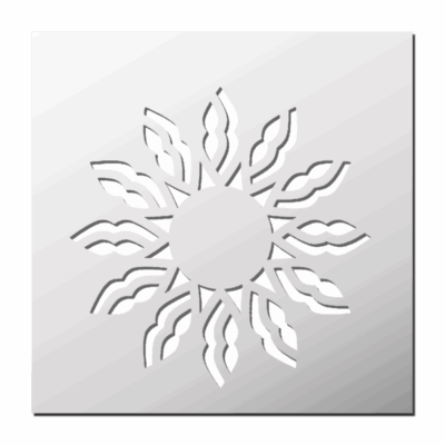 Pochoir Fleur
