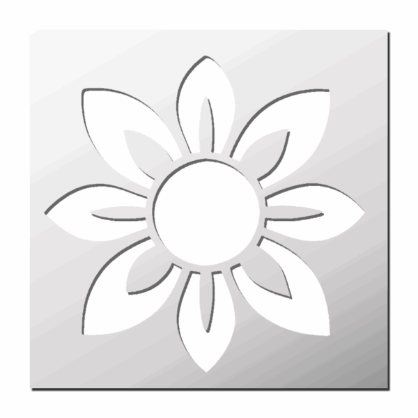 Pochoir Fleur