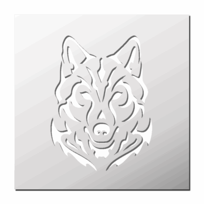 Pochoir Loup