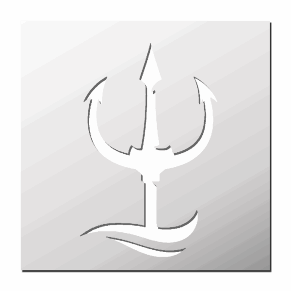 Pochoir Trident