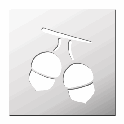 Pochoir Noisette