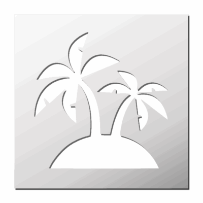 Pochoir Palmier